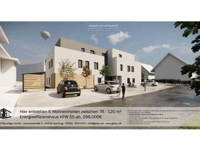 Terrassenwohnung zum Kauf provisionsfrei 373.000 € 3 Zimmer 120 m² EG in der Perch 9 Weiskirchen Weiskirchen 66709