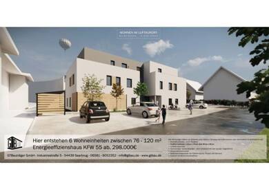 Terrassenwohnung zum Kauf provisionsfrei 373.000 € 3 Zimmer 120 m² EG in der Perch 9 Weiskirchen Weiskirchen 66709