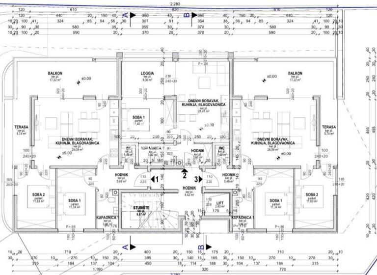 Studio zum Kauf 154.500 € 1 Zimmer 49 m² Povljana