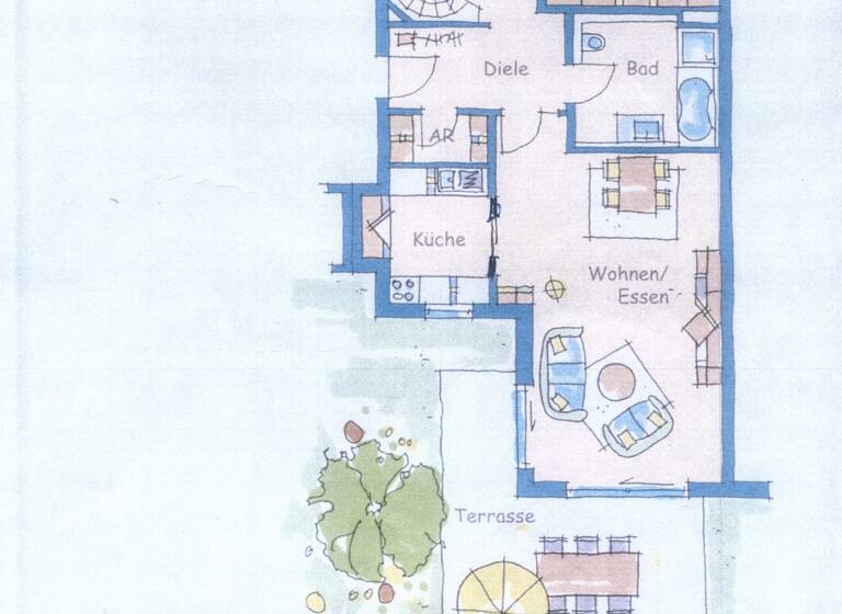 Terrassenwohnung zum Kauf 699.000 € 4 Zimmer 130 m²<br/>Wohnfläche EG<br/>Geschoss Kleefeld 3A Sieglitzhof Erlangen 91054