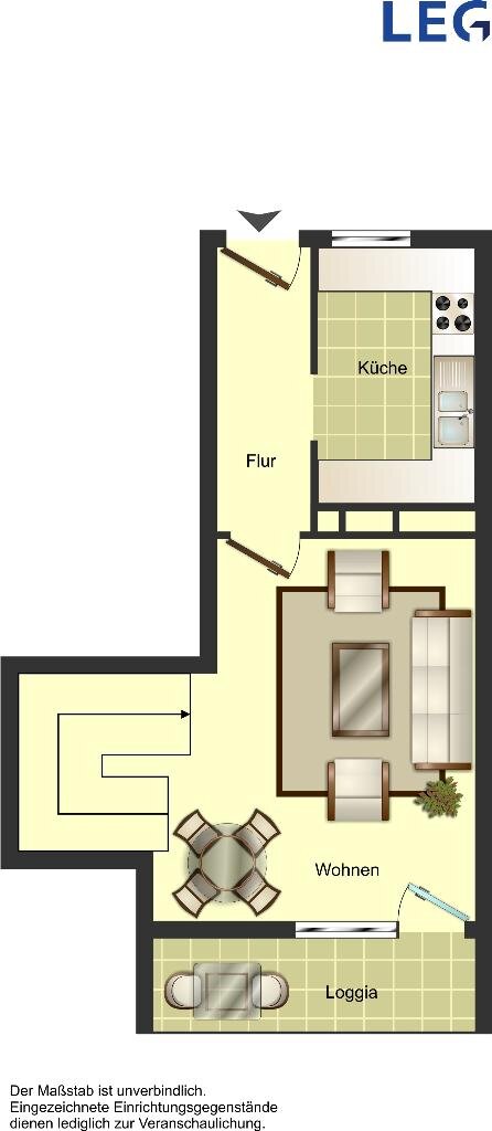 Wohnung zur Miete 579 € 3 Zimmer 69,4 m²<br/>Wohnfläche 5.<br/>Geschoss Im Schlenk 139 Wanheimerort Duisburg 47055