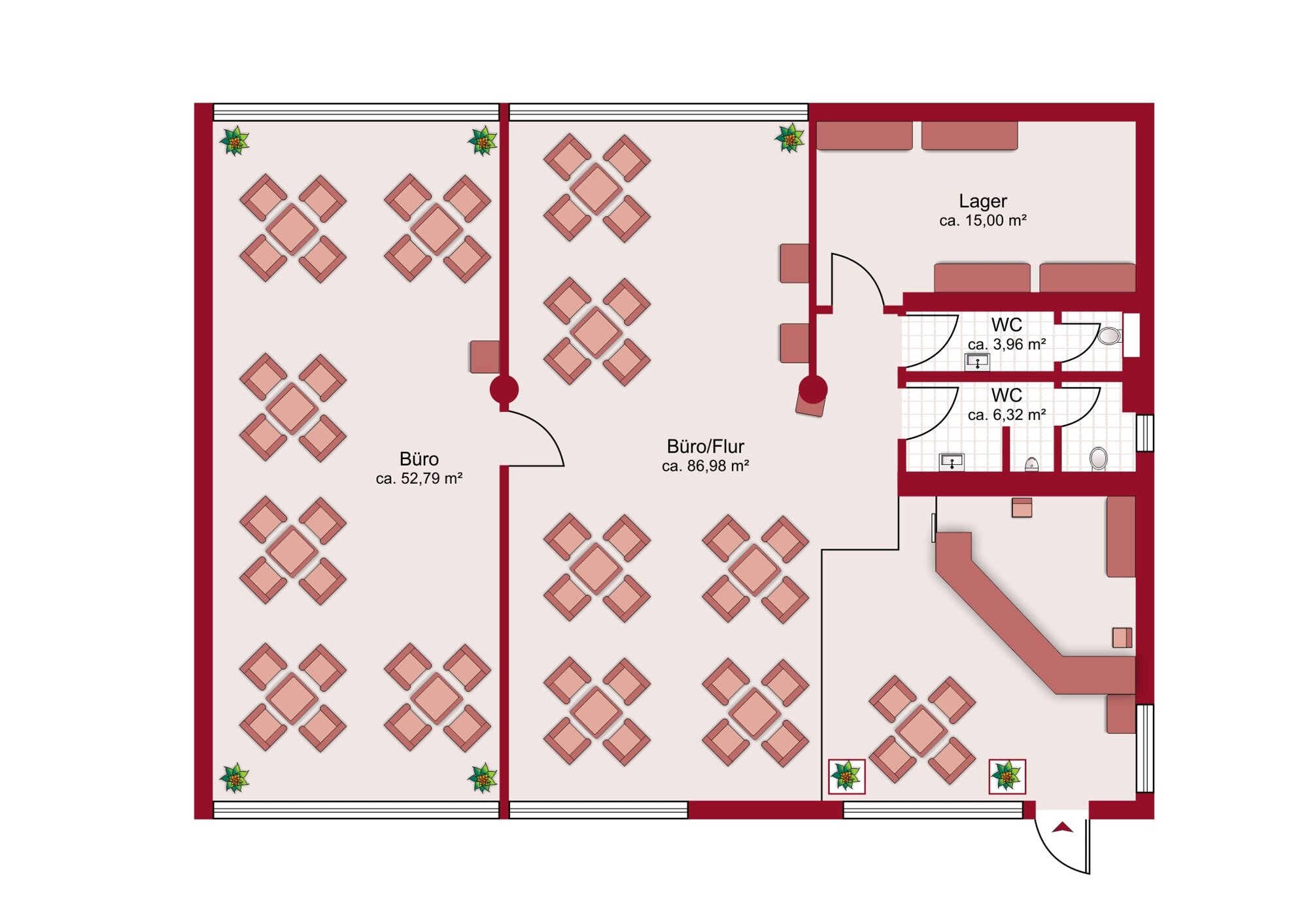 Bürofläche zur Miete 15,89 € 160 m²<br/>Bürofläche Wörgl 6300