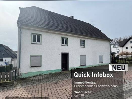 Doppelhaushälfte zum Kauf 119.900 € 8 Zimmer 170 m² 600 m² Grundstück frei ab sofort Hinter der Stadt 9 Neuenrade Neuenrade 58809