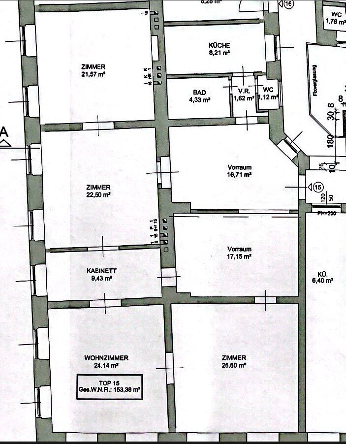 Wohnung zum Kauf 559.000 € 5,5 Zimmer 149,6 m²<br/>Wohnfläche 1.<br/>Geschoss Wien 1150