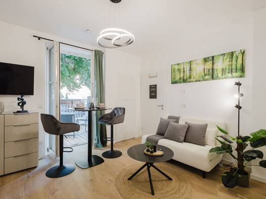 Terrassenwohnung zur Miete 1.000 € 1,5 Zimmer 35 m² Geschoss EG/1 frei ab 01.11.2026 Prinzenweg 6 Innenstadt Regensburg 93047