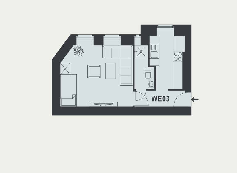 Wohnung zum Kauf 139.000 € 1 Zimmer 30,8 m²<br/>Wohnfläche EG<br/>Geschoss Fuldastraße 33 Neukölln Berlin 12045