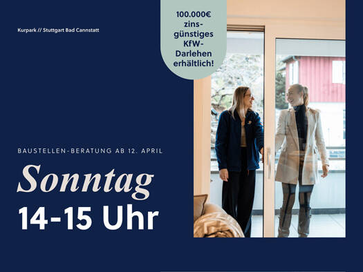 Wohnung zum Kauf - Neubau 1.112.000 € 5 Zimmer 131,6 m² Wildbaderstraße 14 Bad Cannstatt Stuttgart / Bad Cannstatt 70372
