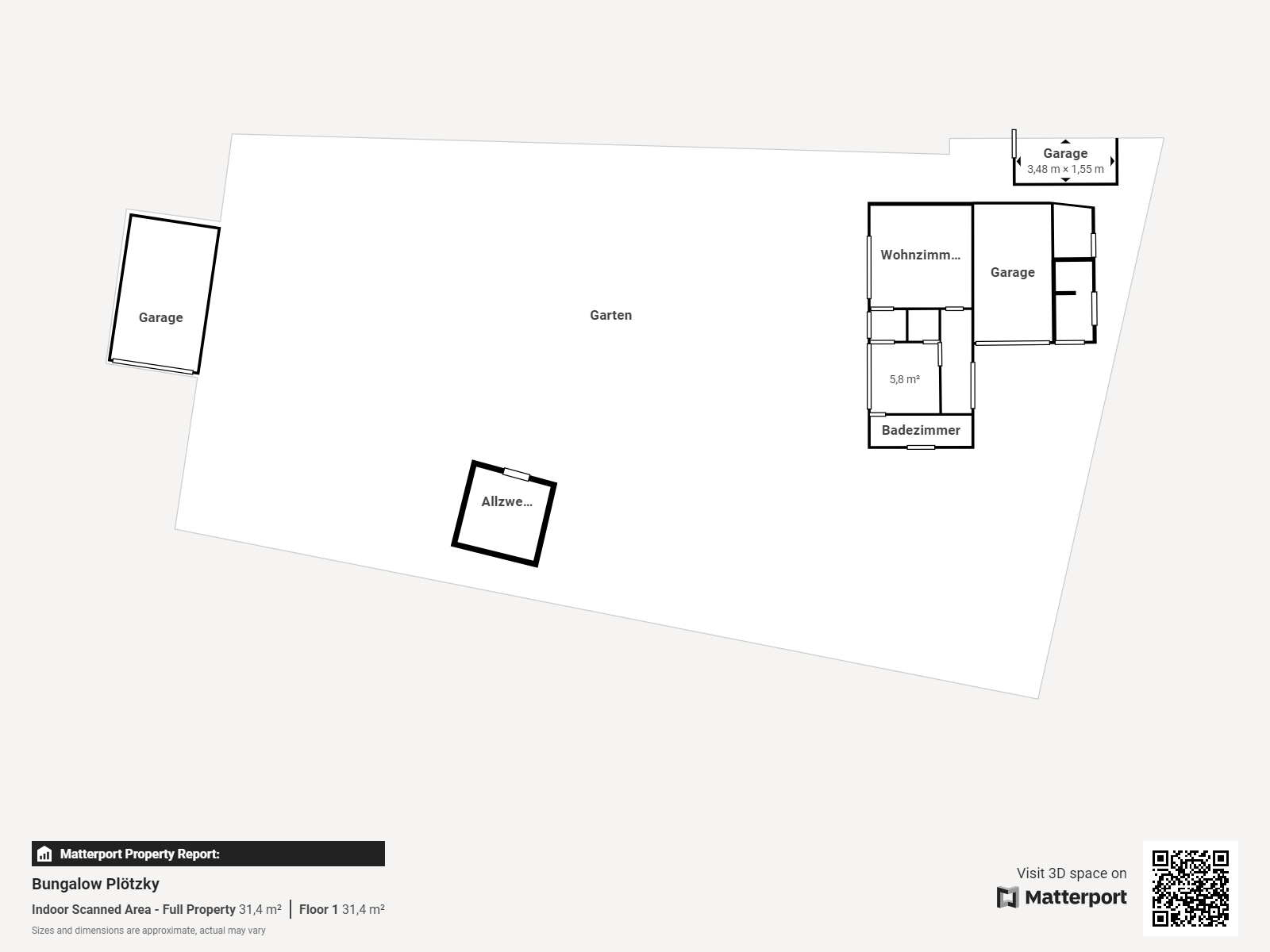 Haus zum Kauf 65.000 € 3 Zimmer 32 m²<br/>Wohnfläche 549 m²<br/>Grundstück Plötzky Schönebeck (Elbe) 39217