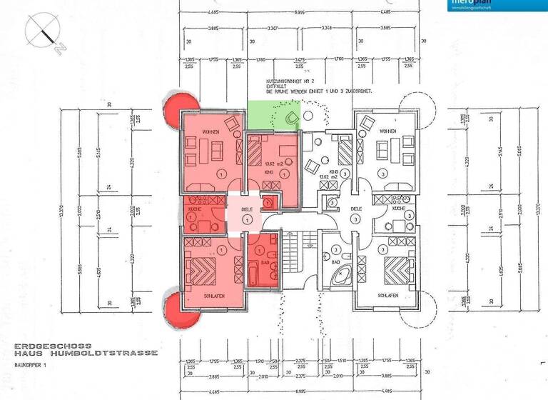Wohnung zum Kauf 187.500 € 3 Zimmer 77,1 m² EG frei ab sofort Humboldtstraße 39 Westvorstadt Weimar 99423