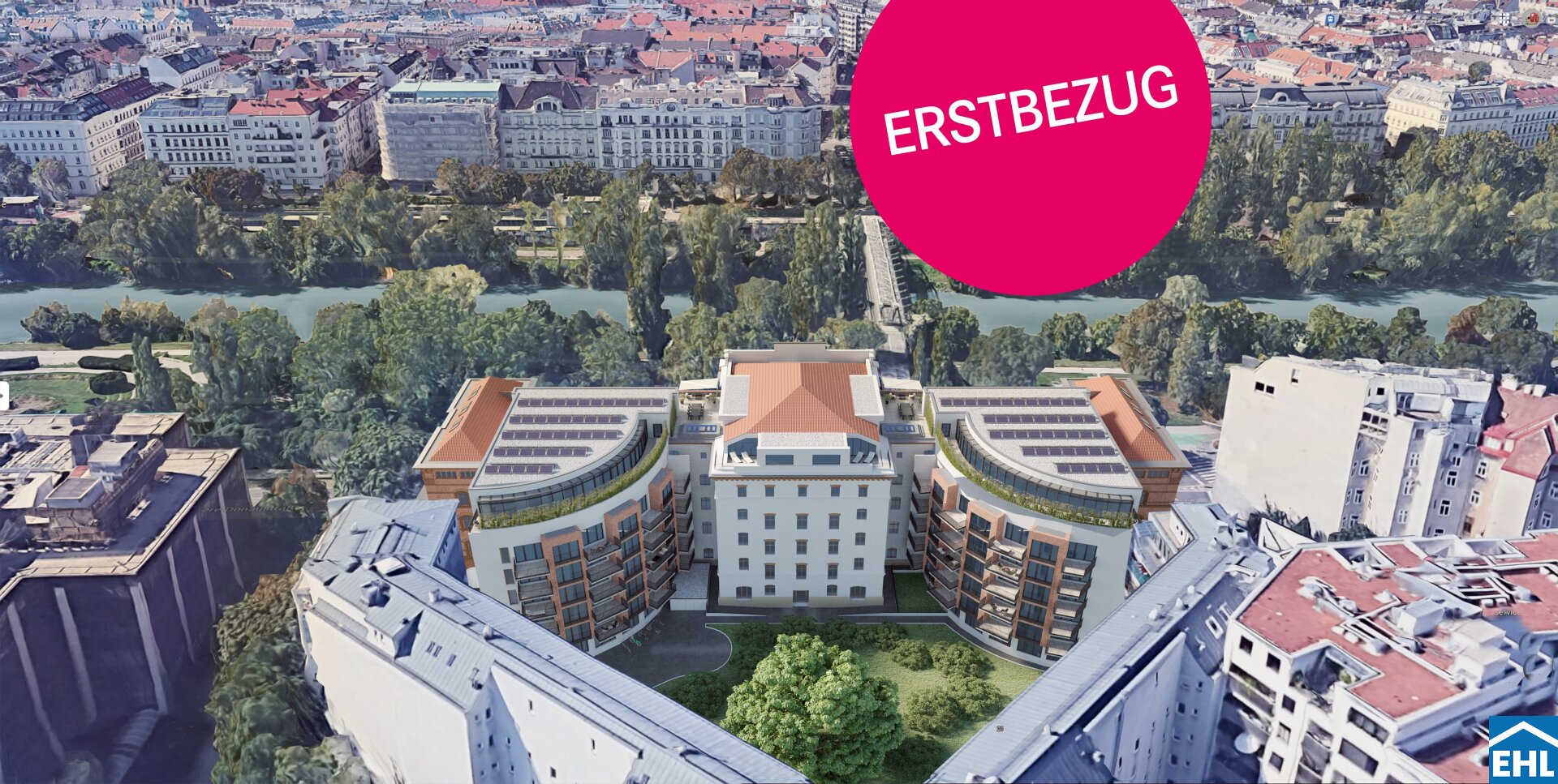 Wohnung zum Kauf 426.400 € 1 Zimmer 40,7 m²<br/>Wohnfläche 1.<br/>Geschoss Obere Donaustraße 19-21 Wien 1020