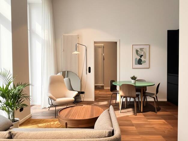 Wohnung zum Kauf - Neubau 398.000 € 2 Zimmer 49,4 m² EG frei ab sofort Leibnizstraße 43 Charlottenburg Berlin 10629