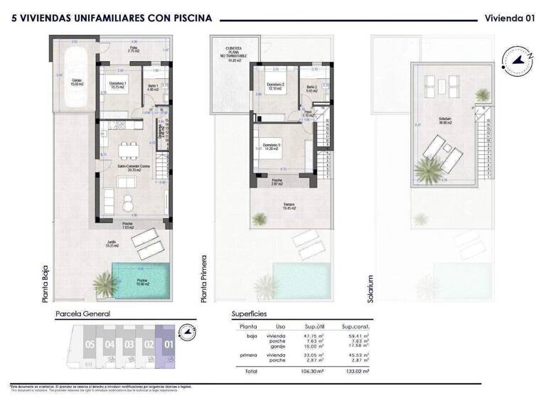 Villa zum Kauf - Erstbezug provisionsfrei 380.000 € 4 Zimmer 133 m² 153 m² Grundstück San Pedro del Pinatar