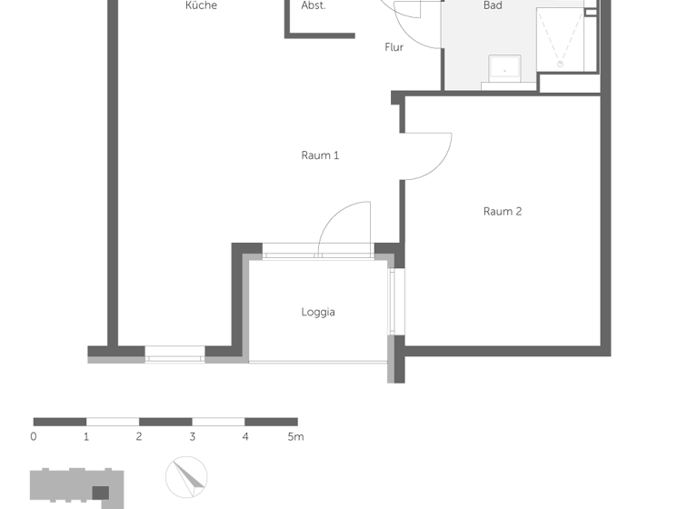Wohnung zur Miete nur mit Wohnberechtigungsschein 574 € 2 Zimmer 60,4 m² 4. Geschoss frei ab sofort Alandstr. 51 Tegel Berlin 13599