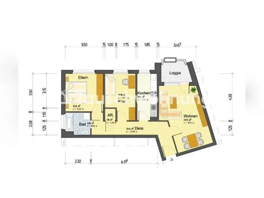 Wohnung zur Miete Tauschwohnung 800 € 3 Zimmer 70 m² 1. Geschoss Gievenbeck West 48161