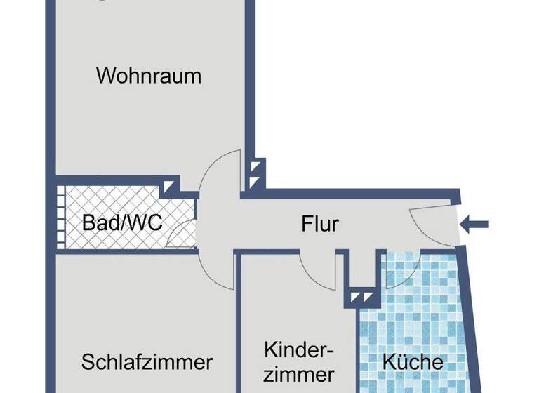 Wohnung zur Miete 542 € 3 Zimmer 58,5 m² 1. Geschoss Rudolf-Dyckerhoff-Straße 19 Biebrich Wiesbaden 65203