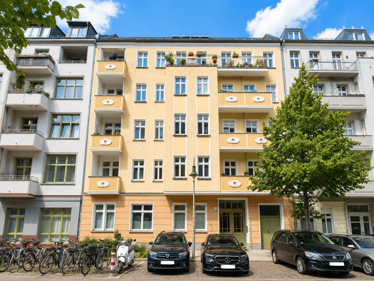 Wohnung zum Kauf als Kapitalanlage geeignet 398.000 € 2 Zimmer 66 m² Rigaer Straße Friedrichshain Friedrichshain-Kreuzberg 10247