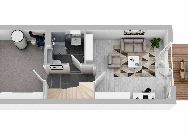 Reihenmittelhaus zum Kauf - Erstbezug provisionsfrei 612.000 € 5 Zimmer 148,4 m² 168,2 m² Grundstück Heimsheim 71296