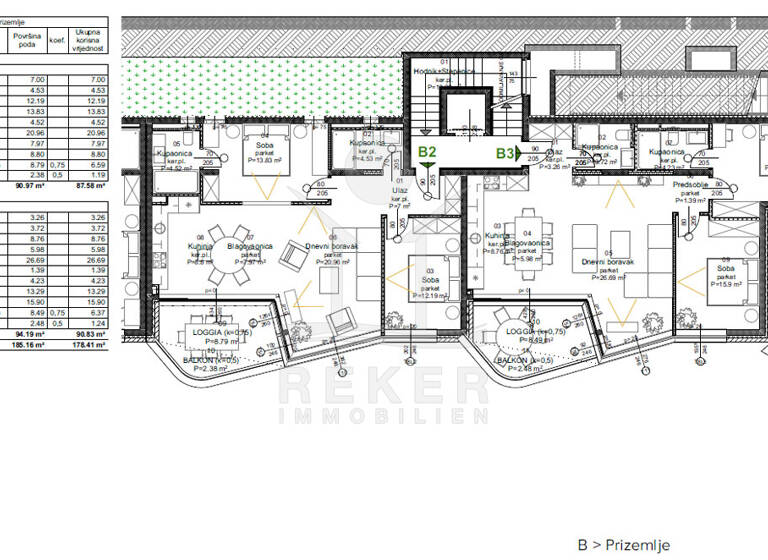Wohnung zum Kauf - Erstbezug 499.565 € 3 Zimmer 91 m² EG Dubrovnik 20000