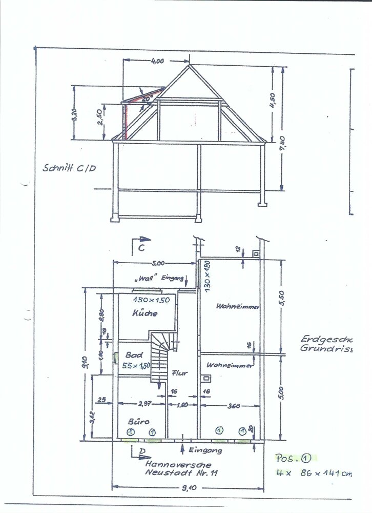 Einfamilienhaus zum Kauf 294.000 € 5 Zimmer 117 m²<br/>Wohnfläche 160 m²<br/>Grundstück Burgdorf - Mitte Burgdorf 31303