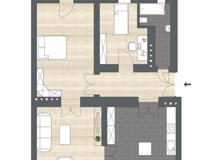 Wohnung zum Kauf 479.900 € 4 Zimmer 98,5 m² 1. Geschoss Eggenberg Graz,04.Bez.:Lend 8020