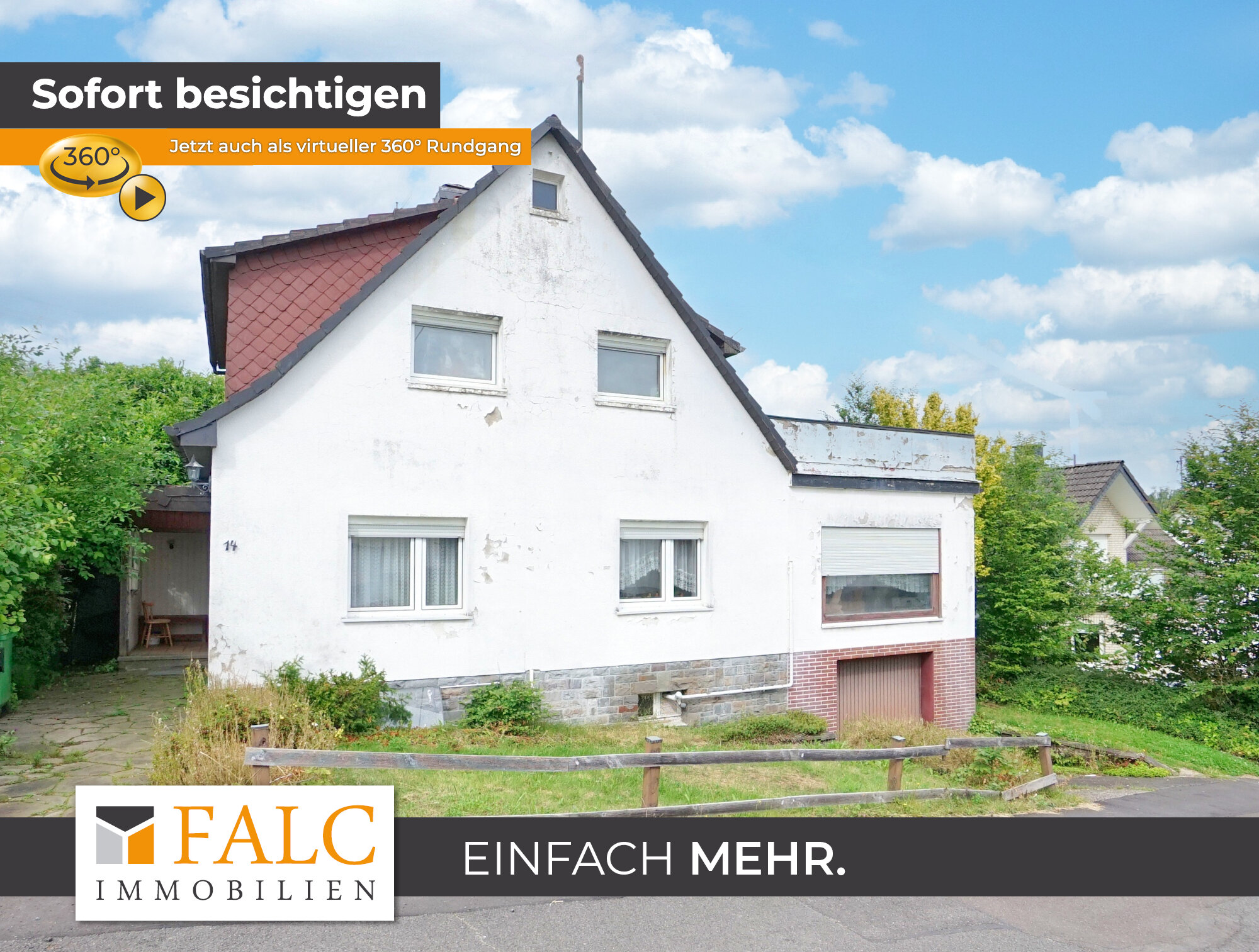 Einfamilienhaus zum Kauf provisionsfrei 184.500 € 6 Zimmer 130 m²<br/>Wohnfläche 1.040 m²<br/>Grundstück Oberwiehl Wiehl 51674