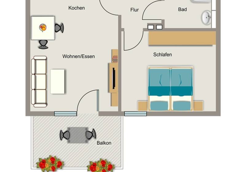 Wohnung zur Miete - Neubau 569 € 2 Zimmer 49 m²<br/>Wohnfläche 1.<br/>Geschoss 01.09.2025<br/>Verfügbarkeit Zillestraße 17 Groß-Erkenschwick Oer-Erkenschwick 45739