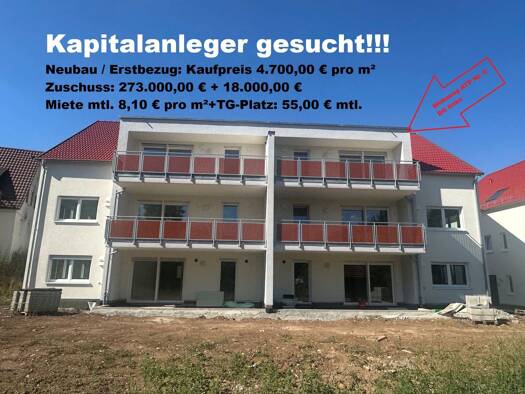 Wohnung zum Kauf - Erstbezug provisionsfrei als Kapitalanlage geeignet 467.000 € 3,5 Zimmer 99,5 m² Westheim Rosengarten 74538