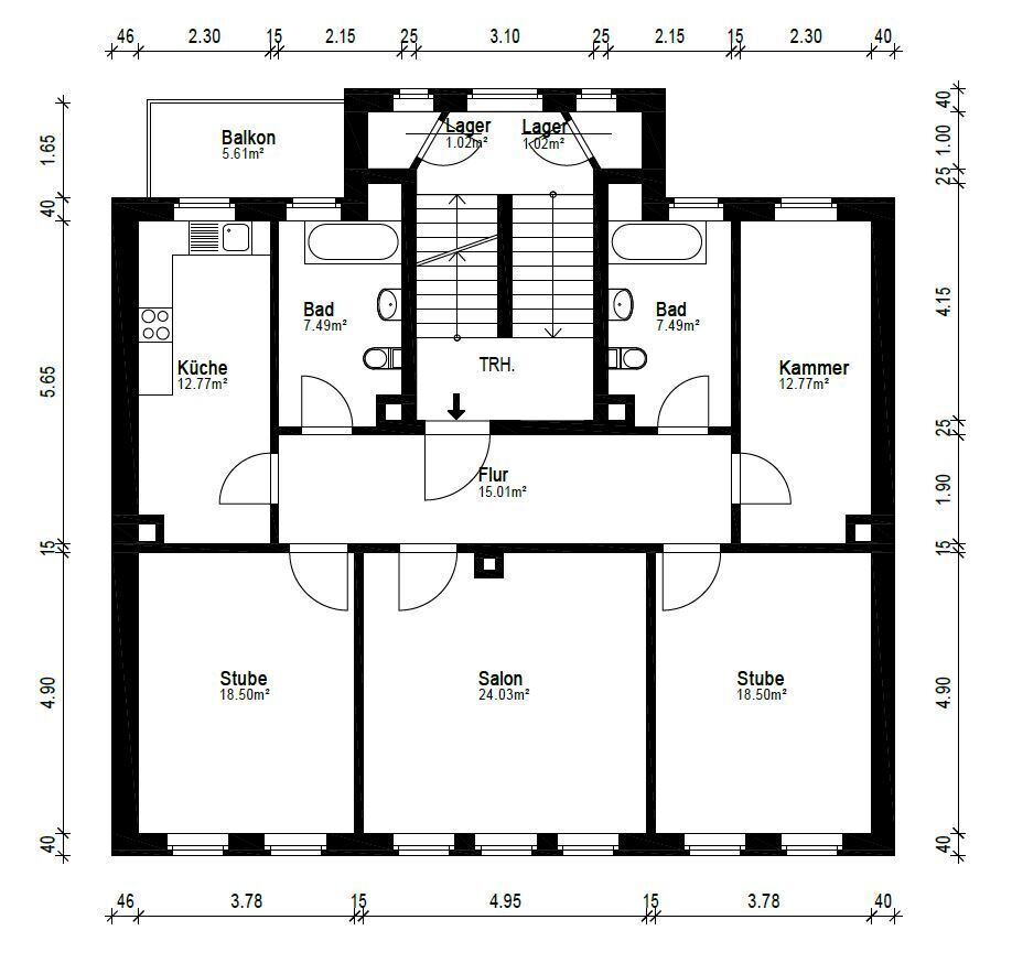 Wohnung zum Kauf provisionsfrei 341.800 € 4 Zimmer 117 m²<br/>Wohnfläche 1.<br/>Geschoss Großzschocher Leipzig 04249