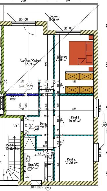 Wohnung zum Kauf provisionsfrei 253.000 € 4 Zimmer 87,1 m²<br/>Wohnfläche 2.<br/>Geschoss Aue-Bad Schlema 08280