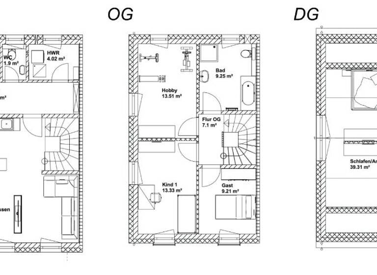 Doppelhaushälfte zum Kauf - Erstbezug 482.550 € 5 Zimmer 140 m² 215 m² Grundstück Waltersleben Erfurt 99097