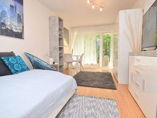 Wohnung zur Miete Wohnen auf Zeit 995 € 1 Zimmer 35 m² frei ab 01.04.2026 Sanderau Würzburg 97072
