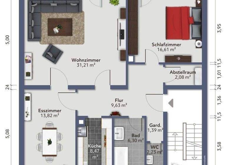 Reihenmittelhaus zum Kauf 375.000 € 6,5 Zimmer 249,2 m² 353 m² Grundstück frei ab sofort Rheinau Mannheim 68219