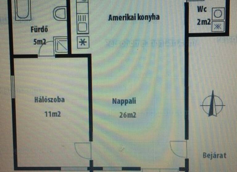 Wohnung zum Kauf 115.000 € 2 Zimmer 44 m² EG Komitat Zala