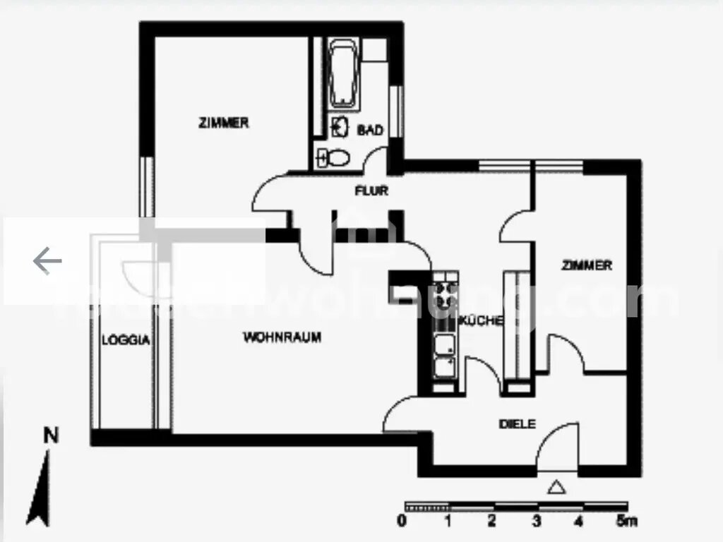 Wohnung zur Miete 480 € 3 Zimmer 77 m²<br/>Wohnfläche 2.<br/>Geschoss Märkisches Viertel Berlin 13435