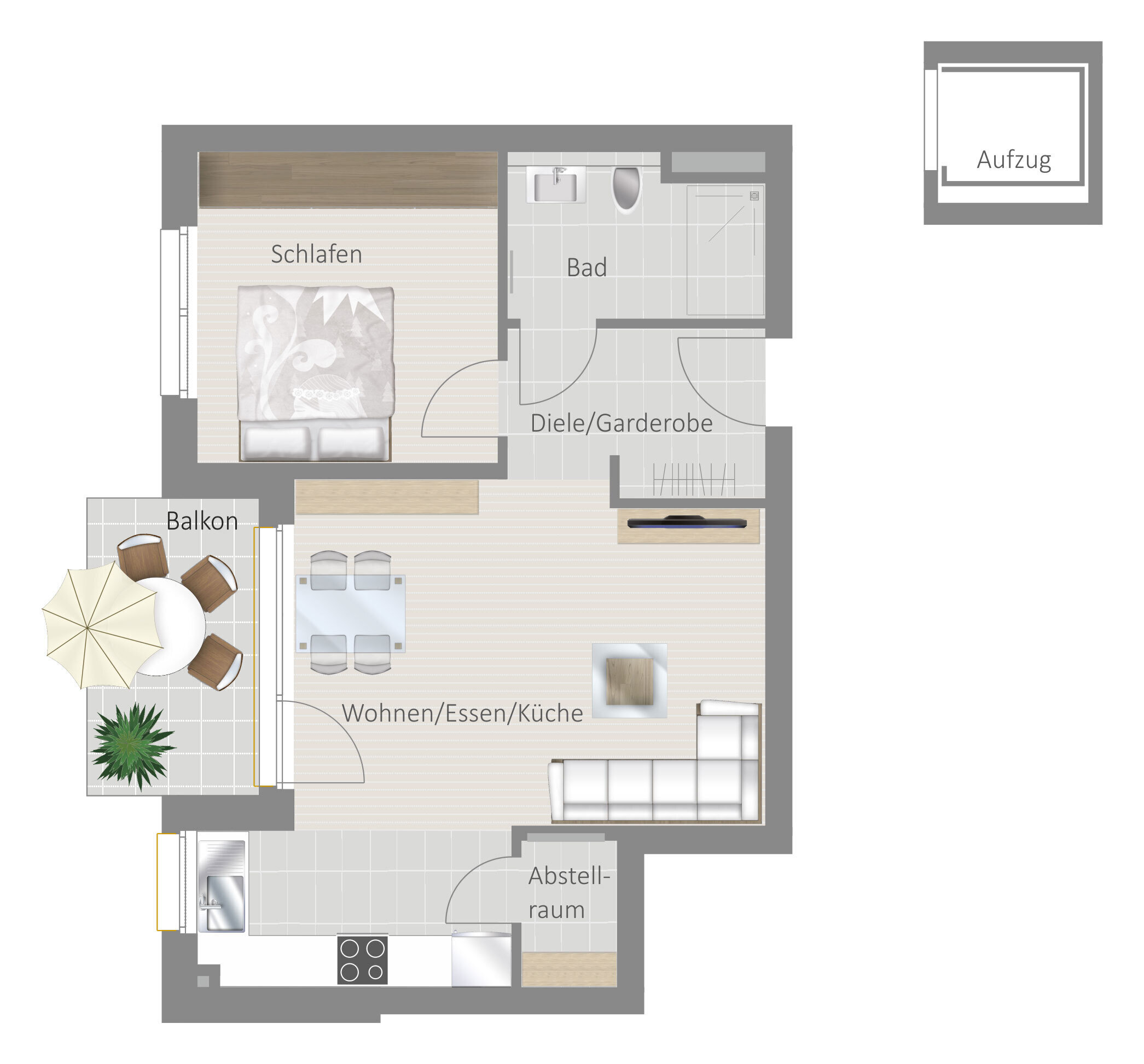 Wohnung zum Kauf provisionsfrei 364.800 € 2,5 Zimmer 56,7 m²<br/>Wohnfläche 1.<br/>Geschoss Mathilde-Planck-Straße 41 Löchgau 74369