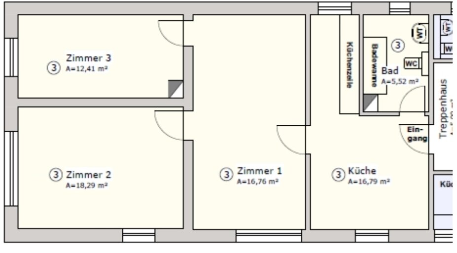 Wohnung zur Miete 574 € 3 Zimmer 70 m²<br/>Wohnfläche 1.<br/>Geschoss 01.11.2024<br/>Verfügbarkeit Bahnhofstr. 1b Wilhermsdorf Wilhermsdorf 91452