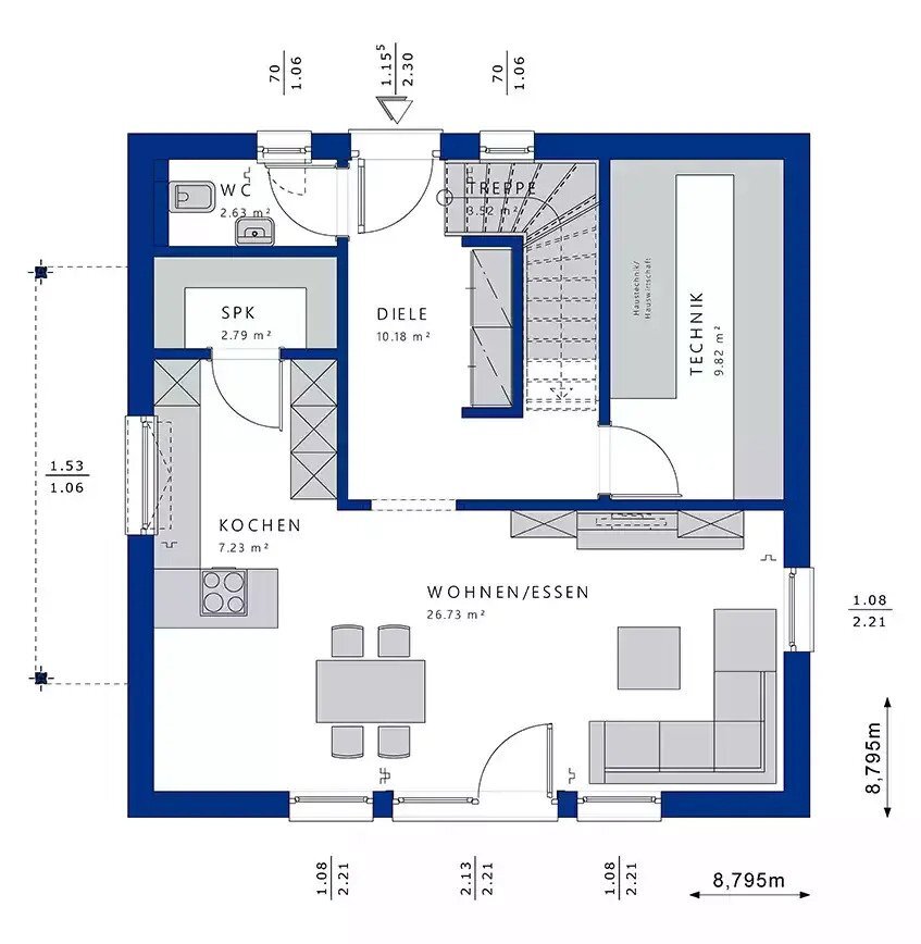 Haus zum Kauf 466.661 € 5 Zimmer 124 m²<br/>Wohnfläche 771 m²<br/>Grundstück Haard Nüdlingen 97720