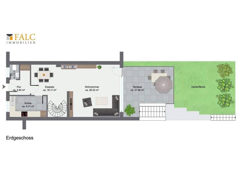 Reihenmittelhaus zum Kauf 289.000 € 3 Zimmer 130 m² 238 m² Grundstück Lennep Remscheid 42897