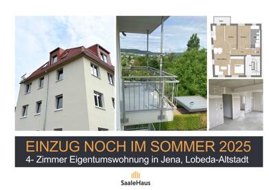 Wohnung zum Kauf provisionsfrei 449.000 € 4 Zimmer 89 m² 1. Geschoss Lobeda - Altstadt Jena 07747