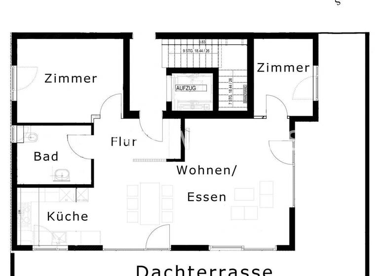 Wohnung zur Miete 1.350 € 3 Zimmer 93 m² frei ab 01.05.2026 Poltringen Ammerbuch-Poltringen 72119
