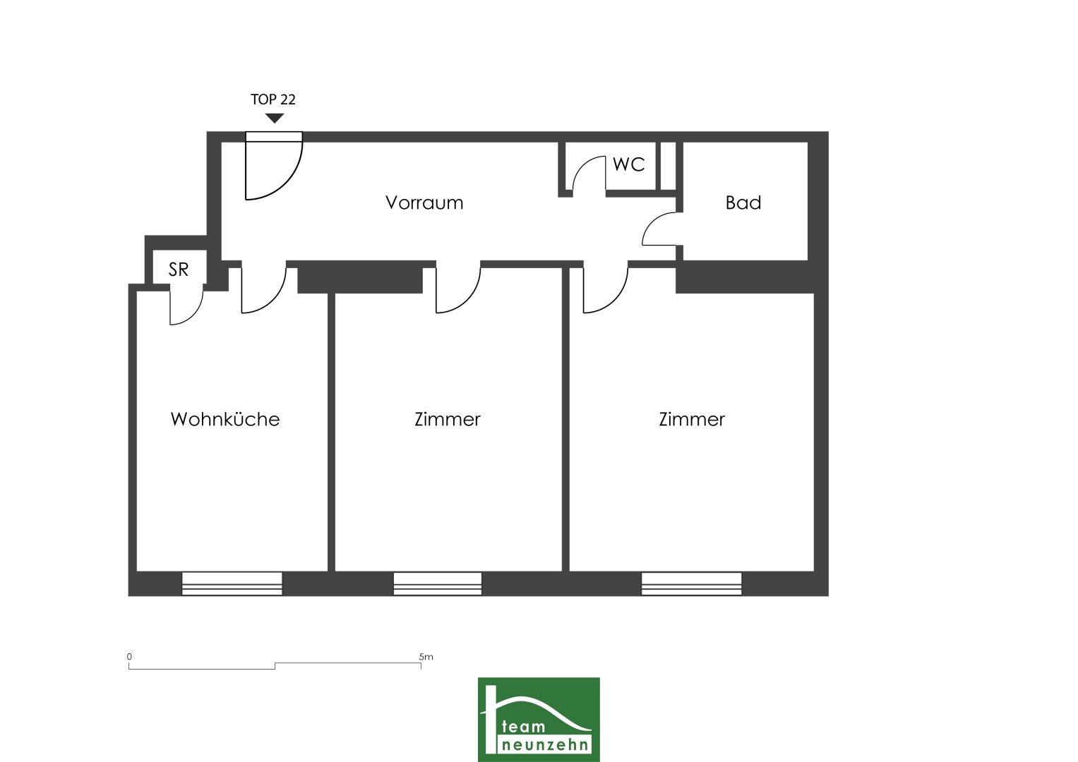 Wohnung zum Kauf 349.000 € 3 Zimmer 70,3 m²<br/>Wohnfläche 5.<br/>Geschoss ab sofort<br/>Verfügbarkeit Rotenhofgasse 50 Wien 1100