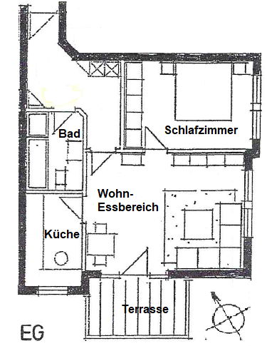 Terrassenwohnung zum Kauf 148.500 € 2 Zimmer 60 m²<br/>Wohnfläche EG<br/>Geschoss ab sofort<br/>Verfügbarkeit Darwinstraße Klotzsche (Königswald-Nord) Dresden 01109