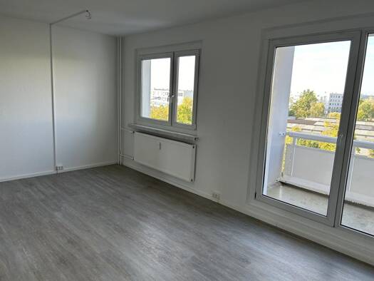 Wohnung zur Miete 345 € 3 Zimmer 57 m² 3. Geschoss Weißenfelser Straße 9 Silberhöhe Halle (Saale) 06132