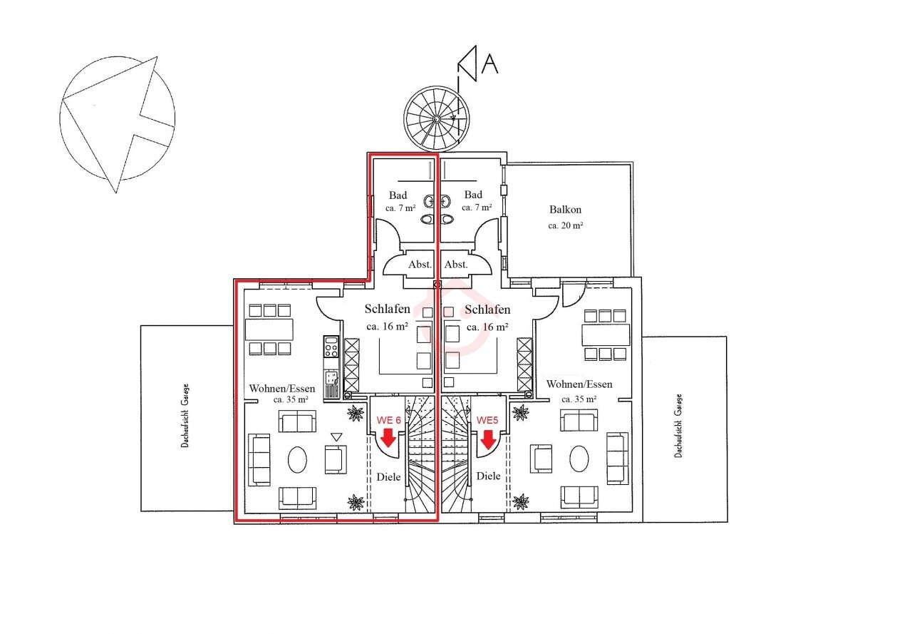 Maisonette zum Kauf 417.600 € 4 Zimmer 116 m²<br/>Wohnfläche 1.<br/>Geschoss Herborn Herborn 35745