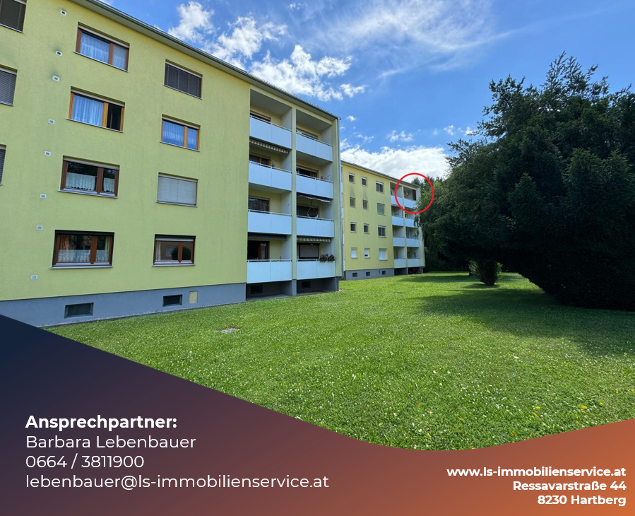 Wohnung zum Kauf 130.000 € 2 Zimmer 69,4 m²<br/>Wohnfläche Hartberg 8230