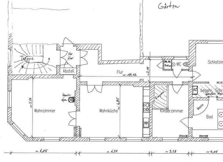 Wohnung zur Miete 1.890 € 4,5 Zimmer 140 m² 3. Geschoss Bismarckstr. 94 Aachen 52066
