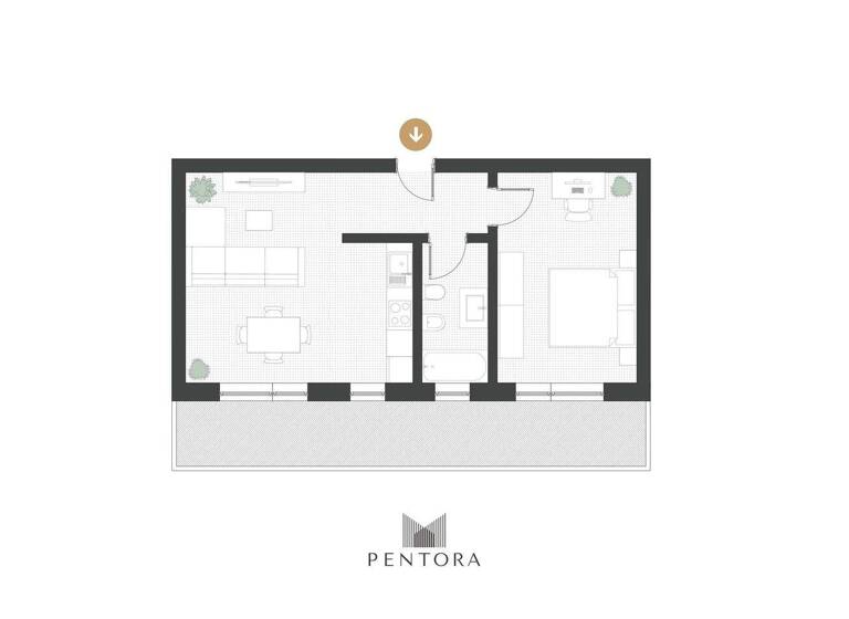 Wohnung zum Kauf 285.000 € 2 Zimmer 46 m² 2. Geschoss Meran 39012