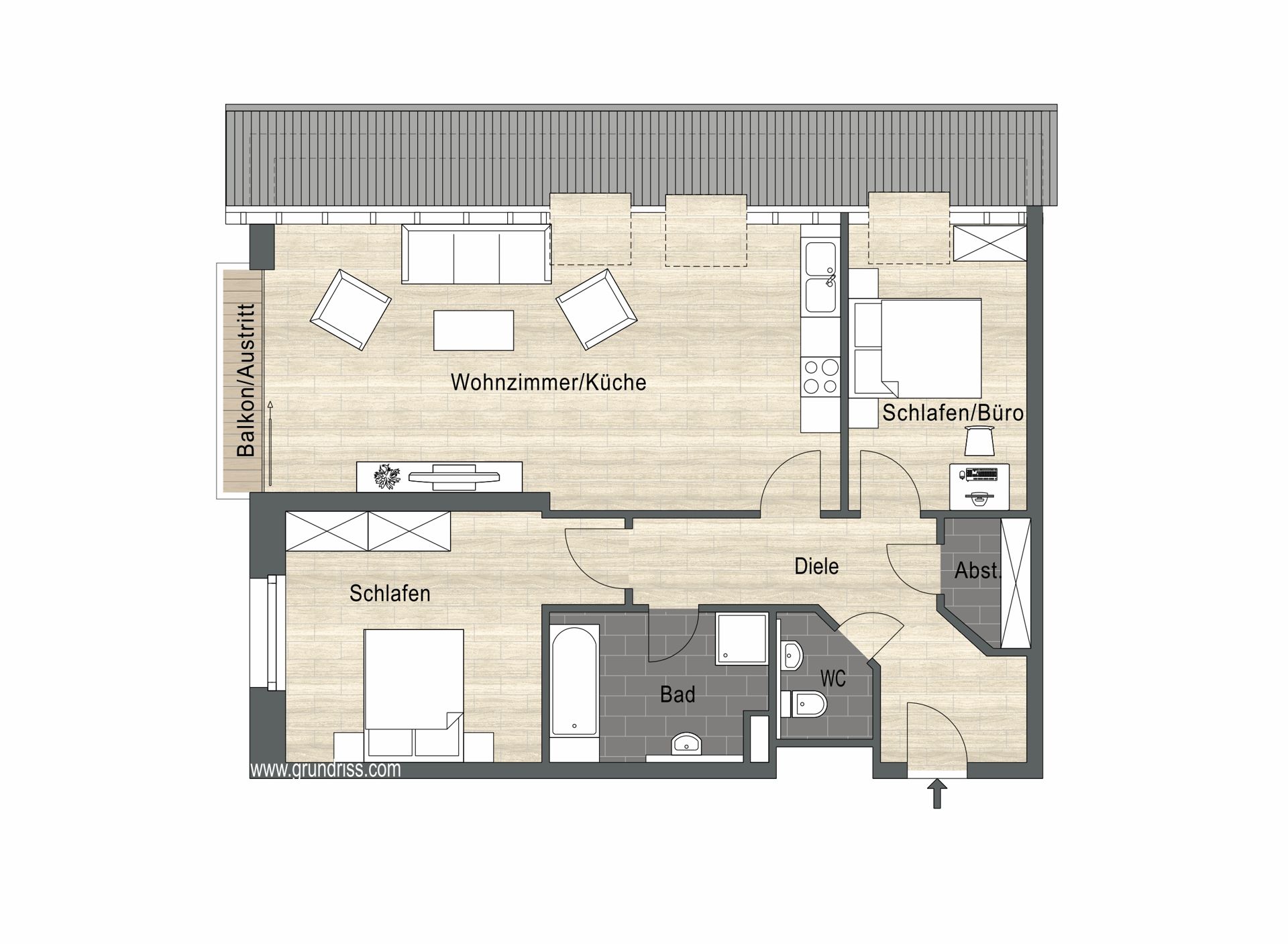 Wohnung zur Miete 750 € 3 Zimmer 79,2 m²<br/>Wohnfläche 1.<br/>Geschoss Gemen Borken 46325