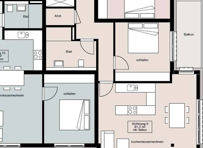 Wohnung zur Miete - Neubau 770 € 2 Zimmer 81,2 m²<br/>Wohnfläche ab sofort<br/>Verfügbarkeit Schlitz Schlitz 36110