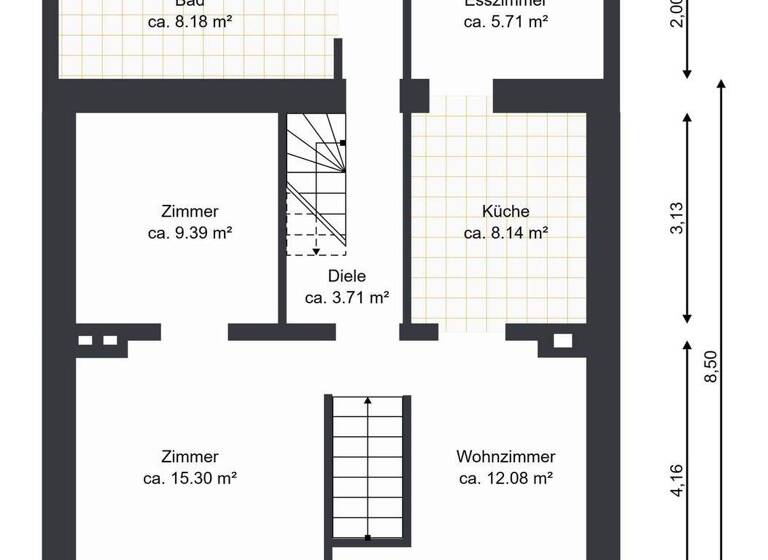 Reihenmittelhaus zum Kauf 99.000 € 5 Zimmer 103 m² 539 m² Grundstück Gersweiler Saarbrücken 66128